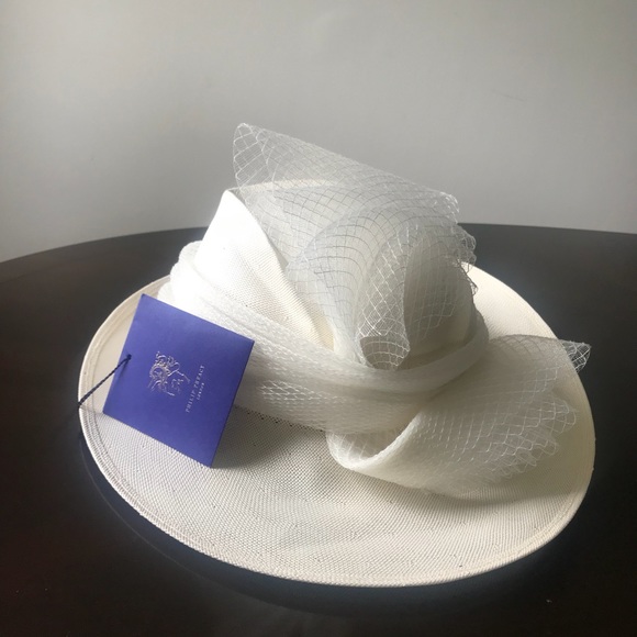 New Philip Treacy London Ivory Natural straw hat - Picture 2 of 10
